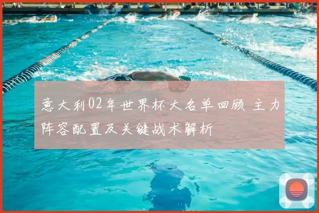 意大利02年世界杯大名单回顾 主力阵容配置及关键战术解析