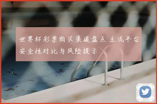 世界杯彩票购买渠道盘点 主流平台安全性对比与风险提示